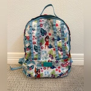Posh Peanut Disney Moana Large Floral Ruffle Backpack